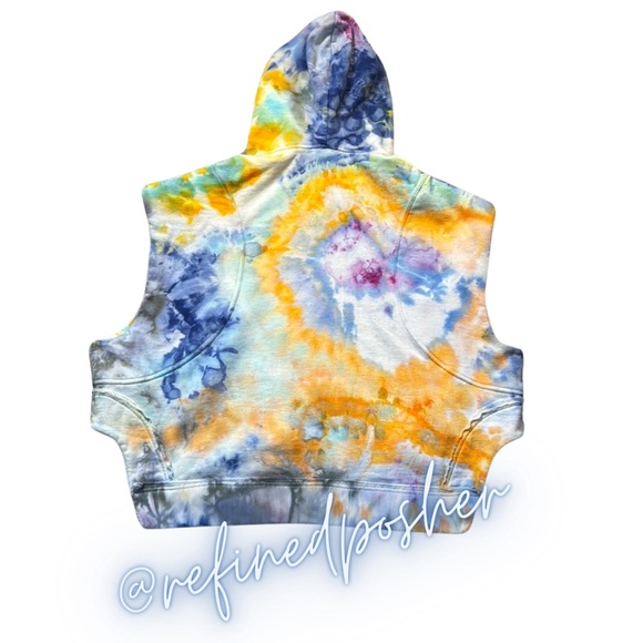 Free People Movement In Motion Muscle Sweat size Small NEW White Tie Dye - Picture 5 of 7